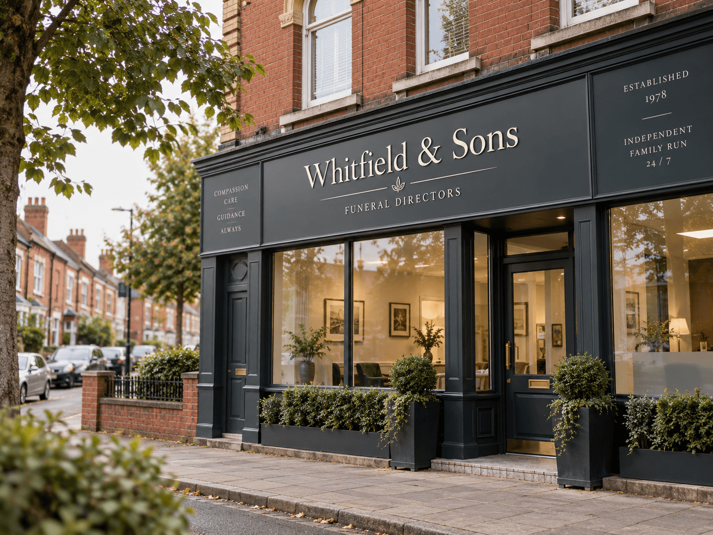 The Whitfield & Sons premises in Aston